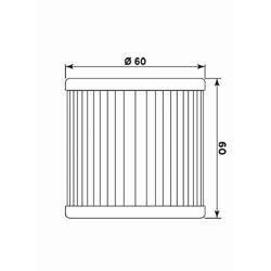 Filtr oleju hyosung 650/700`05-11 (hf681) (50)